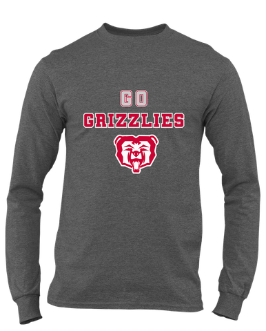 McMinnville Grizzlies Go Team Men's LS T-Shirt