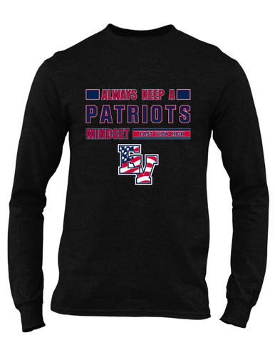 East View Patriots Mindset Men's LS T-Shirt