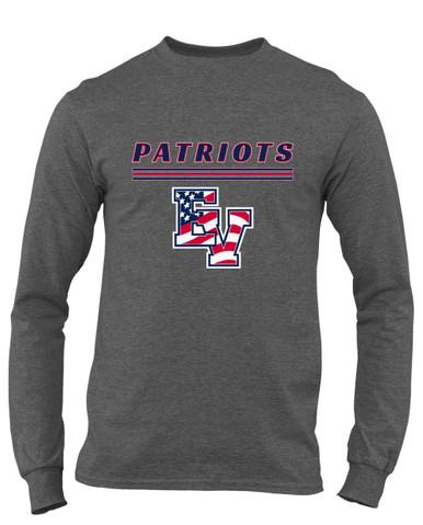 East View Patriots Mascot #8 Men's Premium LS T-Shirt