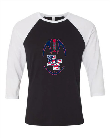 East View Patriots Football #4 Women's Baseball T-Shirt
