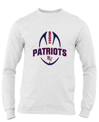 East View Patriots Football #5 Men's LS T-Shirt