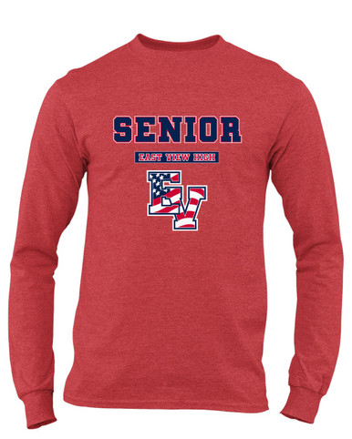 East View Patriots Senior #2 Men's Premium LS T-Shirt