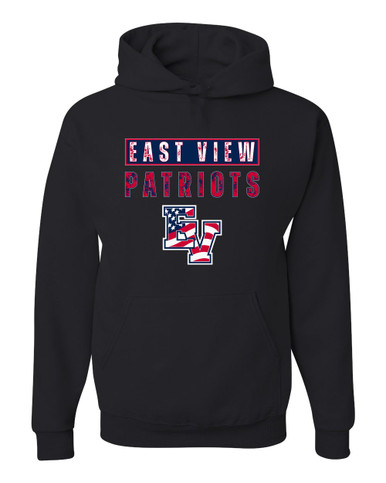 East View Patriots Mascot #9 Men's Premium Hoodie