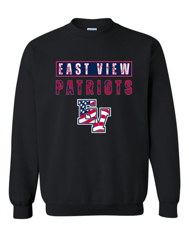 East View Patriots Mascot #9 Men's Sweatshirt