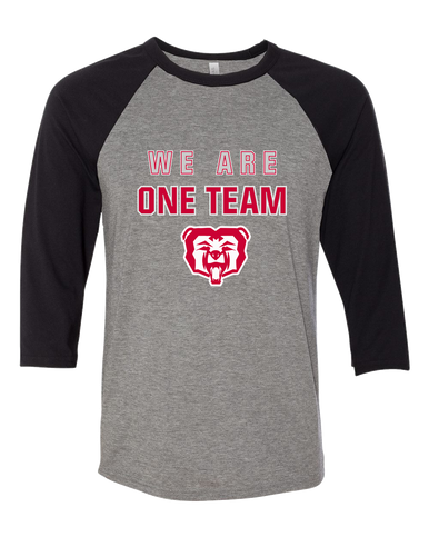 McMinnville Grizzlies We Are One Team Men's Baseball T-Shirt
