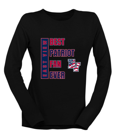 East View Patriots Best Patriot Fan Women's LS T-Shirt