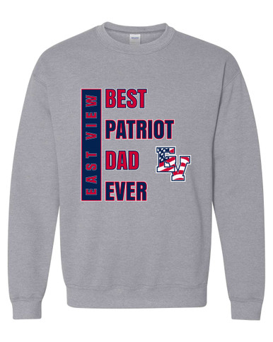 East View Patriots Best Patriot Dad Men's Sweatshirt