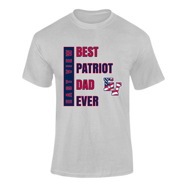 East View Patriots Best Patriot Dad Men's SS T-Shirt