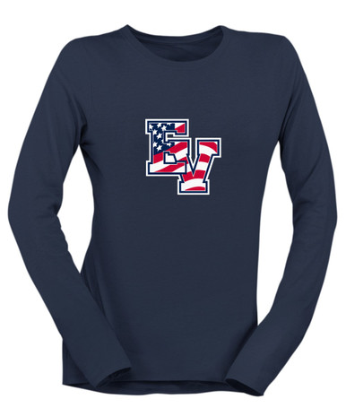 East View Patriots Mascot #1 Women's Premium LS T-Shirt