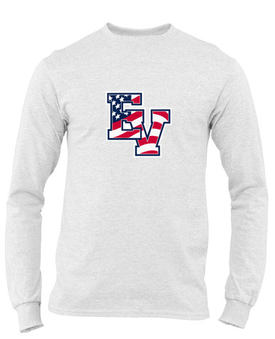 East View Patriots Mascot #1 Men's LS T-Shirt