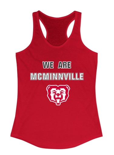 McMinnville Grizzlies We Are Women's Tank Top