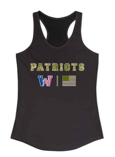 Washington Patriots Camo Flag Women's Tank Top