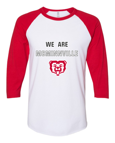 McMinnville Grizzlies We Are Women's Baseball T-Shirt