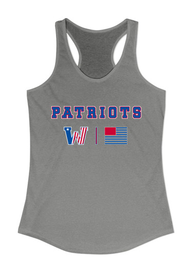 Washington Patriots Team Colors Flag Women's Tank Top