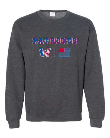 Washington Patriots Team Colors Flag Men's Sweatshirt