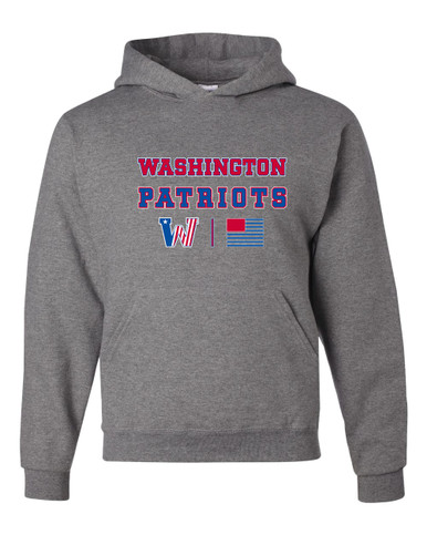 Washington Patriots Spirit Flag Men's Premium Hoodie