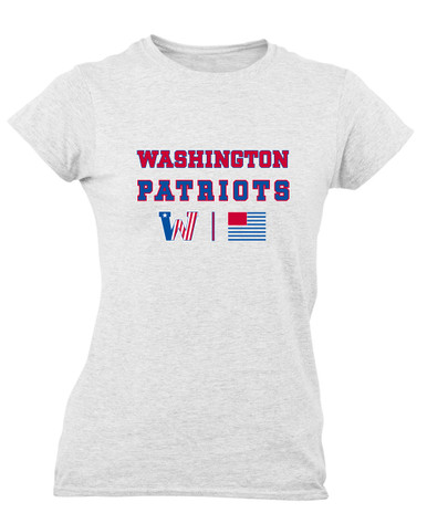 Washington Patriots Spirit Flag Women's SS T-Shirt