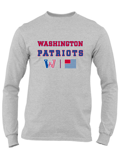Washington Patriots Spirit Flag Men's LS T-Shirt