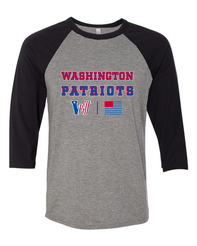 Washington Patriots Spirit Flag Men's Baseball T-Shirt
