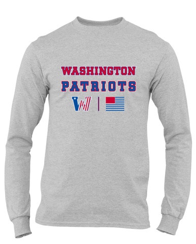 Washington Patriots Spirit Flag Men's Premium LS T-Shirt