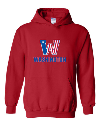 Washington Patriots Mascot #2 Men's Hoodie