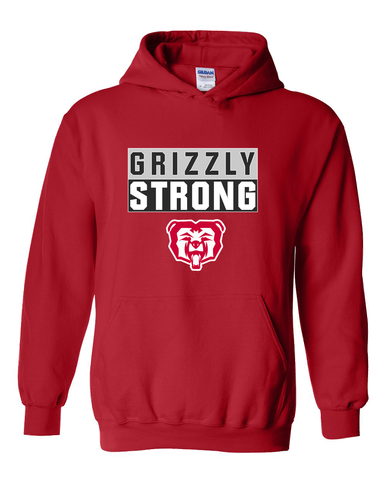 McMinnville Grizzlies Strong #1 Men's Hoodie