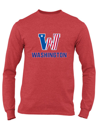 Washington Patriots Mascot #2 Men's Premium LS T-Shirt