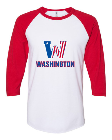 Washington Patriots Mascot #2 Men's Baseball T-Shirt