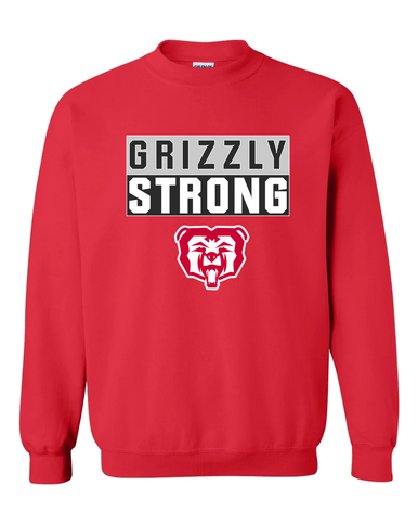 McMinnville Grizzlies Strong #1 Men's Sweatshirt