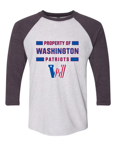 Washington Patriots Property Of Women's Baseball T-Shirt