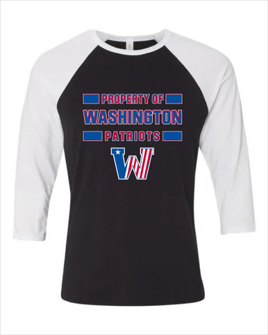 Washington Patriots Property Of Men's Baseball T-Shirt