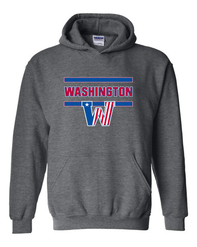 Washington Patriots Mascot #4 Men's Hoodie