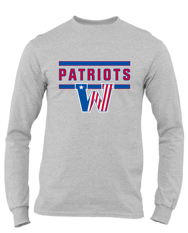 Washington Patriots Mascot #5 Men's Premium LS T-Shirt