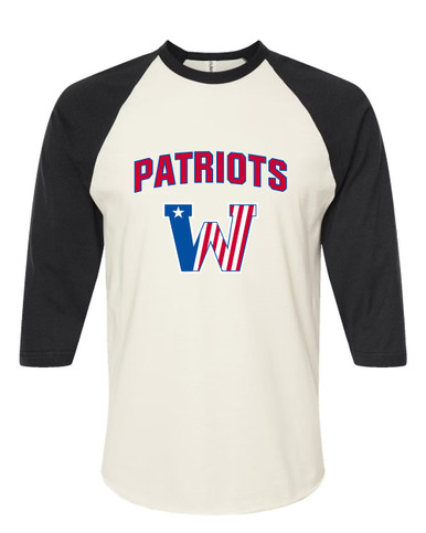 Washington Patriots Mascot #6 Men's Baseball T-Shirt