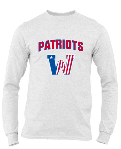 Washington Patriots Mascot #6 Men's LS T-Shirt
