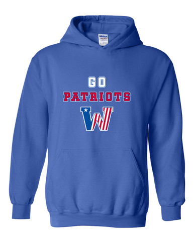 Washington Patriots Go Team Men's Hoodie