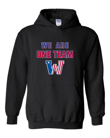 Washington Patriots We Are One Team Men's Hoodie