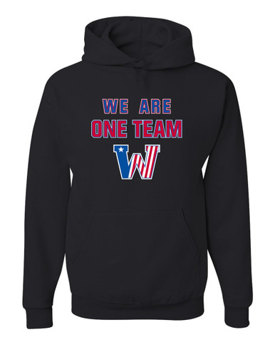Washington Patriots We Are One Team Men's Premium Hoodie