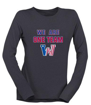 Washington Patriots We Are One Team Women's Premium LS T-Shirt