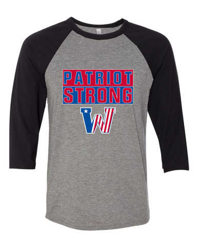 Washington Patriots Strong #1 Men's Baseball T-Shirt
