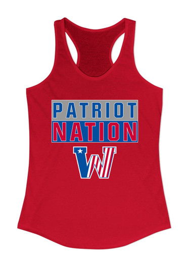 Washington Patriots Nation #1 Women's Tank Top