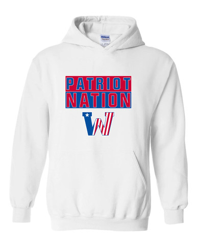 Washington Patriots Nation #1 Men's Hoodie