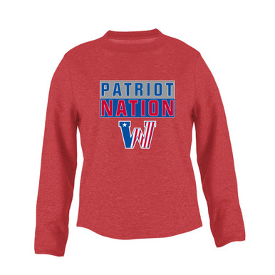 Washington Patriots Nation #1 Women's Sweatshirt