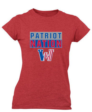 Washington Patriots Nation #1 Women's SS T-Shirt