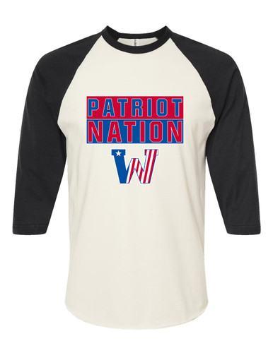 Washington Patriots Nation #1 Men's Baseball T-Shirt