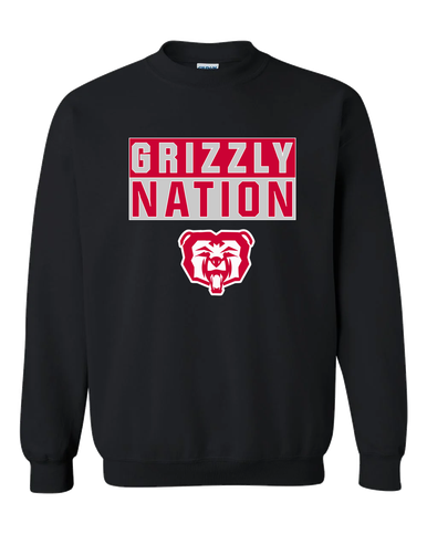 McMinnville Grizzlies Nation #1 Men's Sweatshirt
