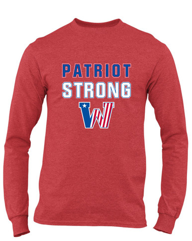 Washington Patriots Strong #2 Men's LS T-Shirt