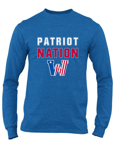 Washington Patriots Nation #2 Men's Premium LS T-Shirt