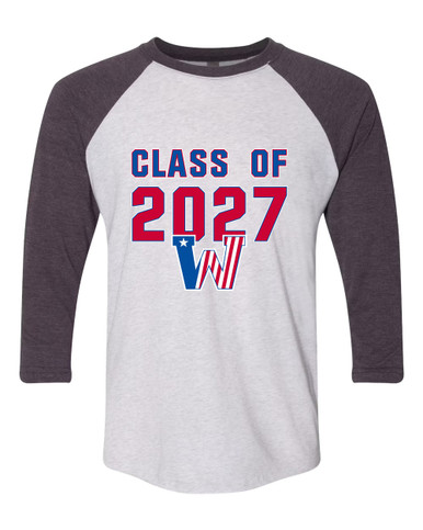 Washington Patriots Class of 2027 Women's Baseball T-Shirt