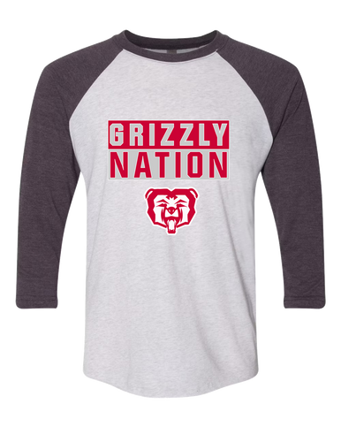 McMinnville Grizzlies Nation #1 Women's Baseball T-Shirt